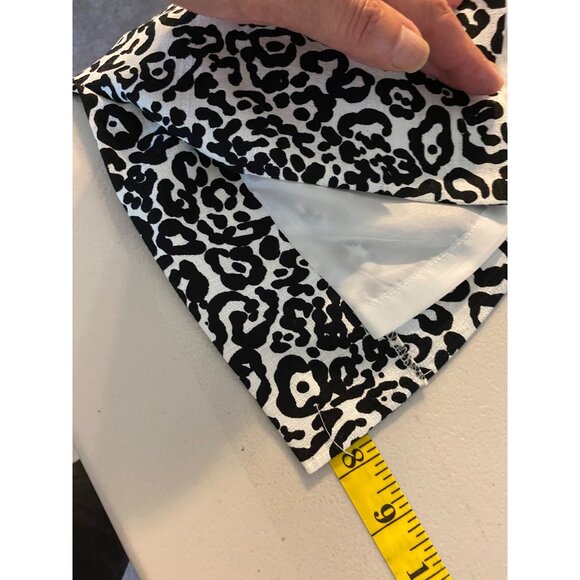 Ann Taylor Womens Leopard Print Pencil Skirt Size 18 - Picture 6 of 9